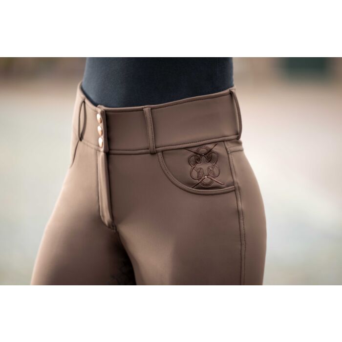 HKM Ladies Hight Waisted Breeches F/S - Arctic Bay